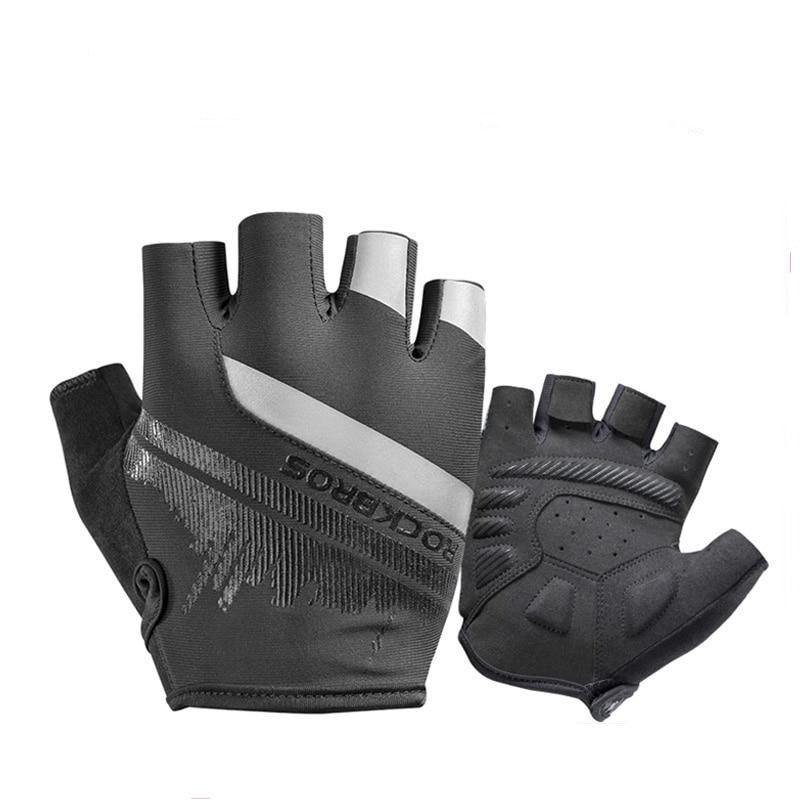 ROCKBROS Cycling Gloves Half Finger Shockproof Wear - HABASH FASHION