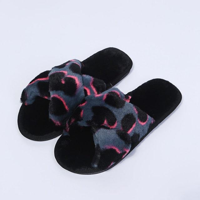 Plush soft fluffy home slippers for women - HABASH FASHION