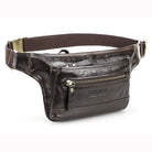 Leather Men Casual Male Fanny Pack Waist Bag Chest Bags - HABASH FASHION