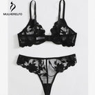 Mulherelfo Flower Embroidery Underwear Women - HABASH FASHION