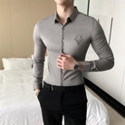 Long Sleeve Shirts for Men Slim Fit Formal - HABASH FASHION