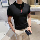 Men Solid Color Polo shirts Summer Men Clothing - HABASH FASHION