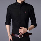 Men's casual long-sleeve button-up shirt - HABASH FASHION