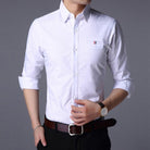 Men's casual long-sleeve button-up shirt - HABASH FASHION