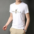 High quality men's short-sleeved T-shirt - HABASH FASHION