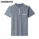 Male Solid Cotton Clothing Casual Men O-Neck - HABASH FASHION