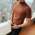 High Lead Neck Knitting Men Sweater Spring summer - HABASH FASHION