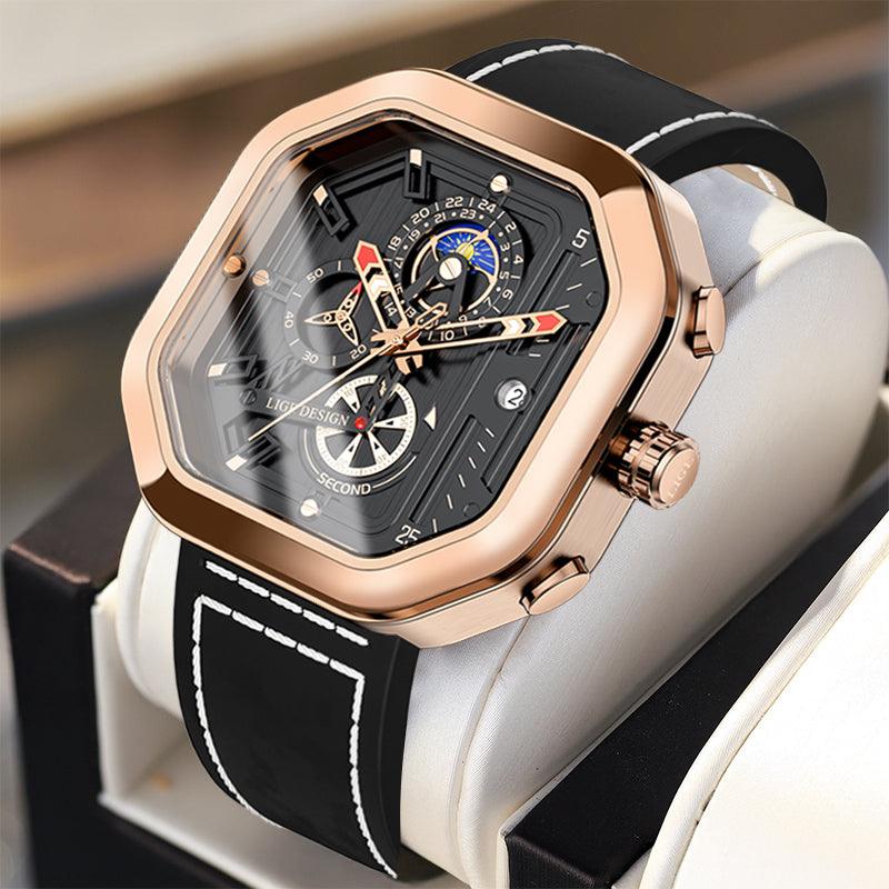 Luxury Watch Mens Watches Leather Quartz - HABASH FASHION