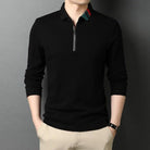 100% Cotton Designer  Stripe Long Sleeve T-shirt High Men - HABASH FASHION