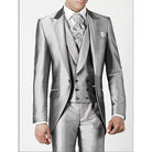 Italian Tailcoat Design Men Suits For Wedding Prom (Jacket+Pants+Vest) - HABASH FASHION