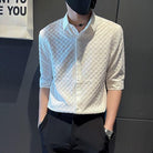 Men Business Casual Shirts/Male Spring Slim Fit Long Sleeve Shirts/Man High - HABASH FASHION