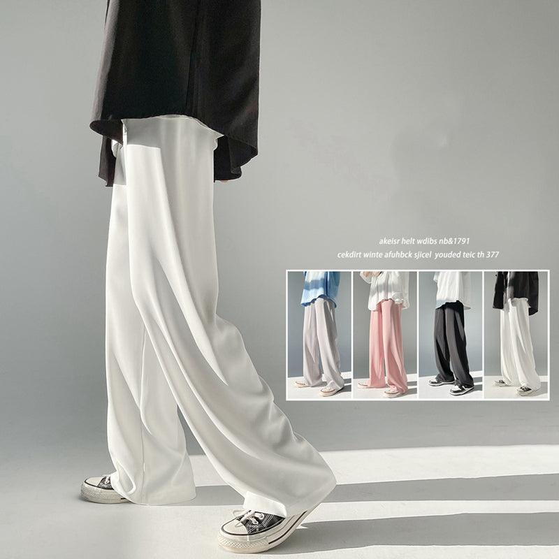 Men thin silk pants version loose casual - HABASH FASHION