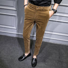 Man High quality corduroy Business suit pants - HABASH FASHION