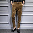 Man High quality corduroy Business suit pants - HABASH FASHION