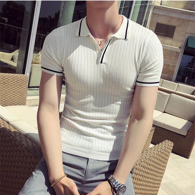 Men summer casual short sleeves POLO Shirts/Male Slim - HABASH FASHION