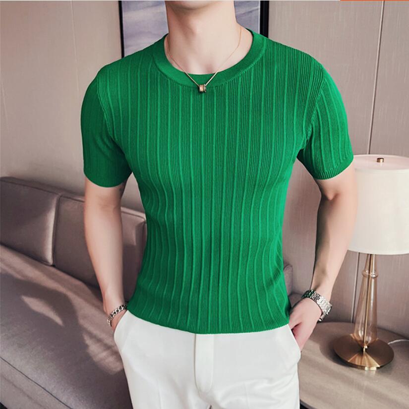 Men Summer Leisure Short Sleeve T-Shirt/Male - HABASH FASHION