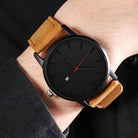 Men Watches Leather Quartz Watch Men Casual Sports Male - HABASH FASHION