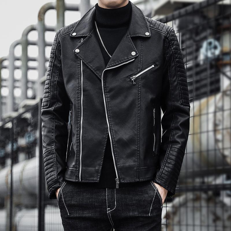 Men Winter Men High Quality Coat Leather Jacket - HABASH FASHION