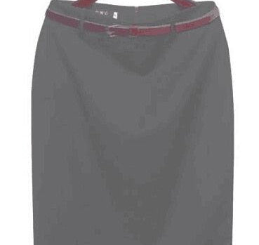 Office Skirt Solid Color Women's A line Knee Length Plus Size 3XL Skirt - HABASH FASHION