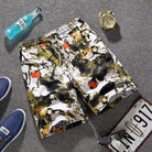 Mens Slim Fit Quick Dry Short Swim Trunks with Mesh Lining  Printed male 2019 Streetwear Summer Fashion Men Shorts Cotton Linen Beach - habash-fashion.myshopify.com