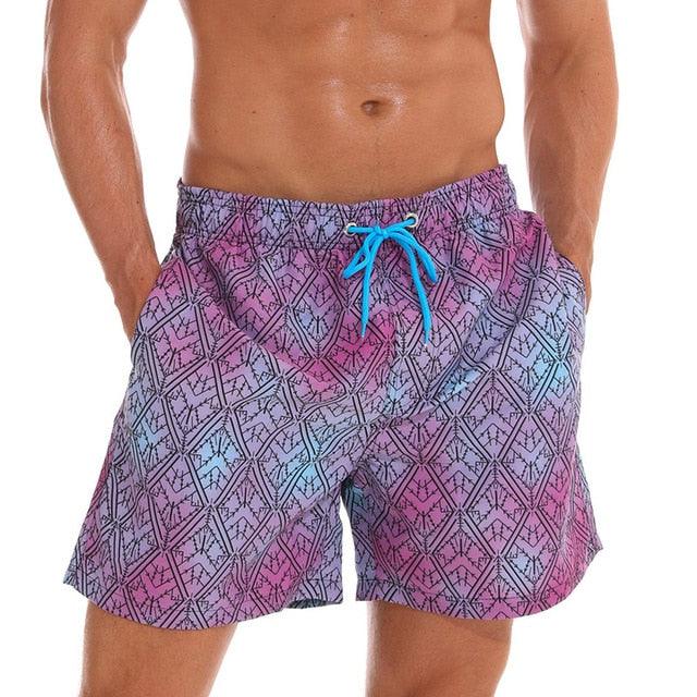 DATIFER Men's Sports Short Beach Shorts Bermuda Board Shorts Surfing Swimming Boxer Trunks Bathing Suits Swimwear Swimsuits - habash-fashion.myshopify.com