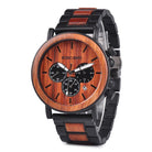 BOBO BIRD Wooden Men Watches Relogio Masculino Top Brand Luxury Stylish Chronograph Military Watch Great Gift for Man OEM - habash-fashion.myshopify.com