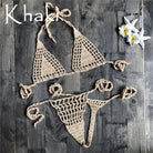 Handmade Crochet Micro Bikini G Thong String Beach Micro Swimwear Sexy Lingerie Sets 2019 Hot Sale - habash-fashion.myshopify.com