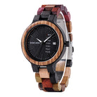 BOBO BIRD Men Watch Luxury Brand Wood Timepieces Week Date Display Quartz Watches Great Gifts relogio masculino Drop Shipping - habash-fashion.myshopify.com