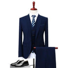 Mens Suits Wedding Groom Plus Size 4XL 3 Pieces(Jacket+Vest+Pant) Slim Fit Casual Tuxedo Suit Male - habash-fashion.myshopify.com