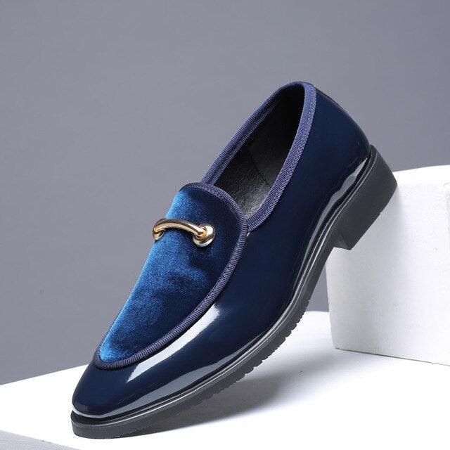 Big Size Men Casual Leather Shoes Slip-On Spring Pointed Toe Formal Dress Loafers Male Business Suit Party Banquet Shoes - habash-fashion.myshopify.com