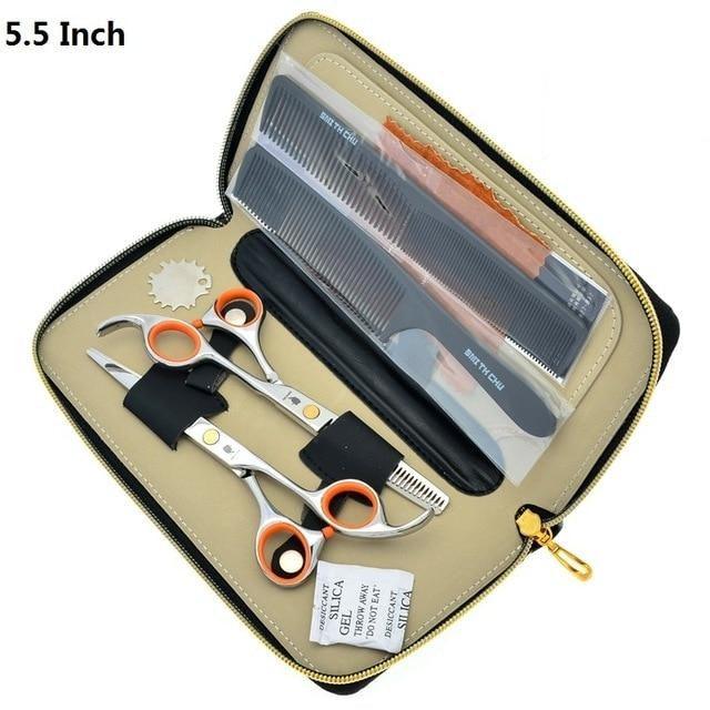Hairdressing Clipper Hairdresser's Razors with Comb Case Hair Cutting Scissors Thinning Shears Hairdressing - habash-fashion.myshopify.com